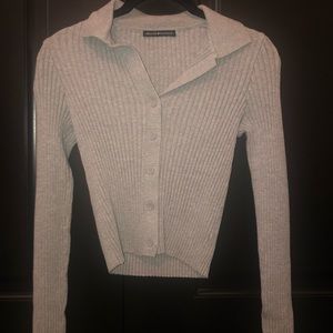 Brandy Melville collared long sleeve